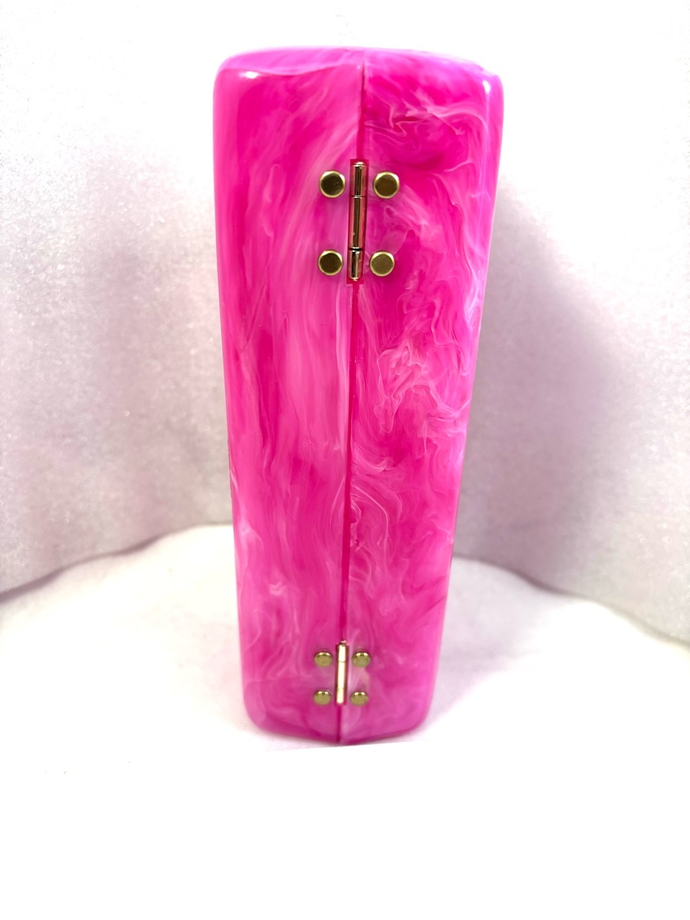 Cult Gaia Enid Box Clutch. Dragonfruit. - Picture 9 of 13